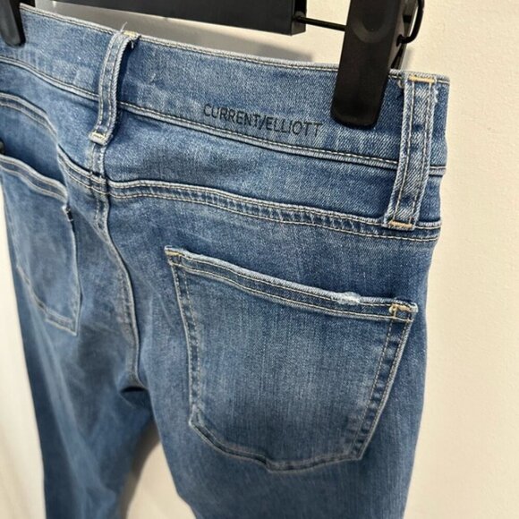 EUC- CURRENT ELLIOTT SKINNY DISTRESSED JEANS - Picture 6 of 7